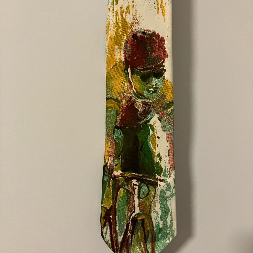 MERCEDES CASTILLO Multicolor Cyclist Print Tie